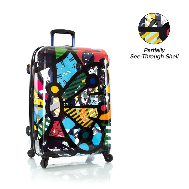 Heys Britto Butterfly Transparent 26" Hardside Spinner Suitcase