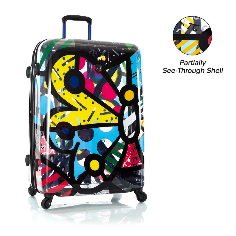 Heys Britto ButterflyTransparent 30" Hardside Spinner Suitcase