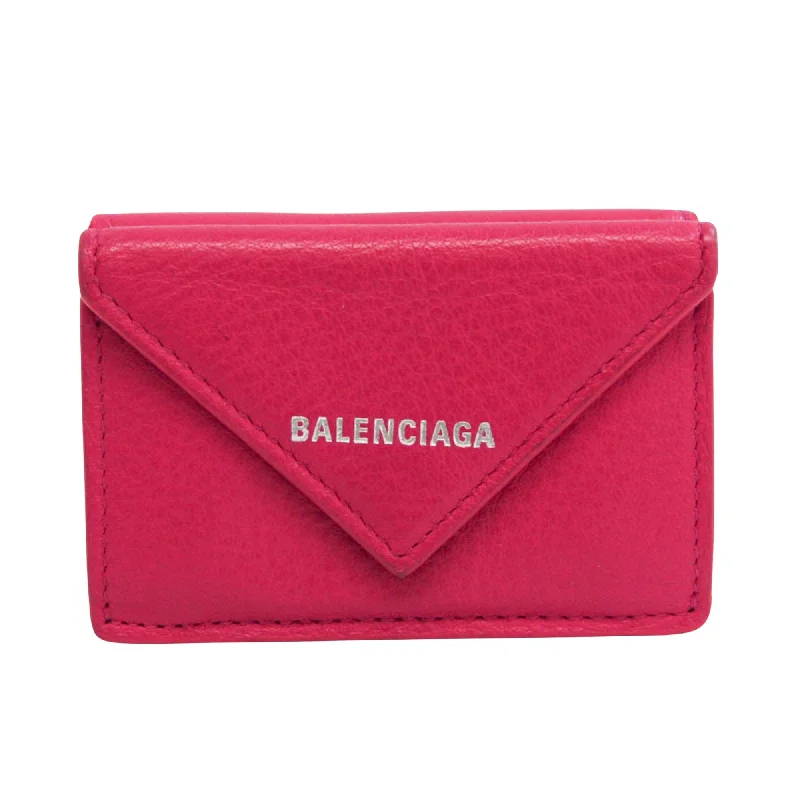 Balenciaga Papier  Leather Wallet  (Pre-Owned)