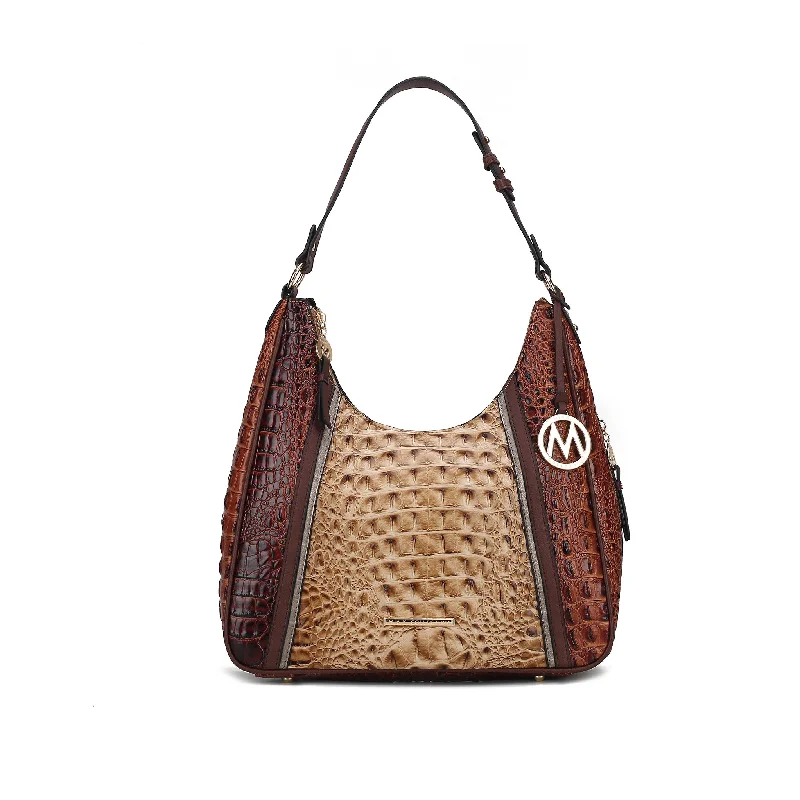 Becket Embossed Shoulder Bag