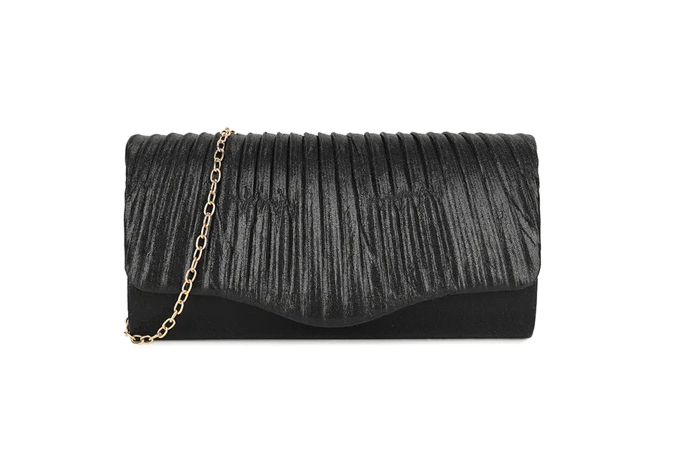 Blair Black Clutch