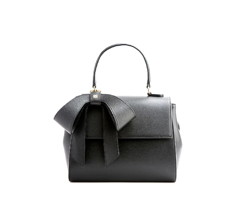 Cottontail - Black Vegan Leather Bag