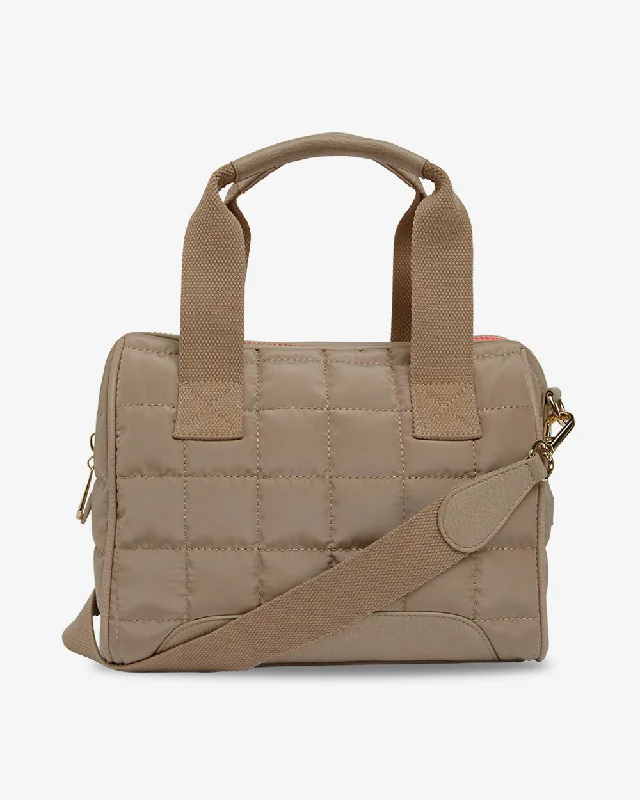 Hartley Doctors Bag - Quilted Taupe