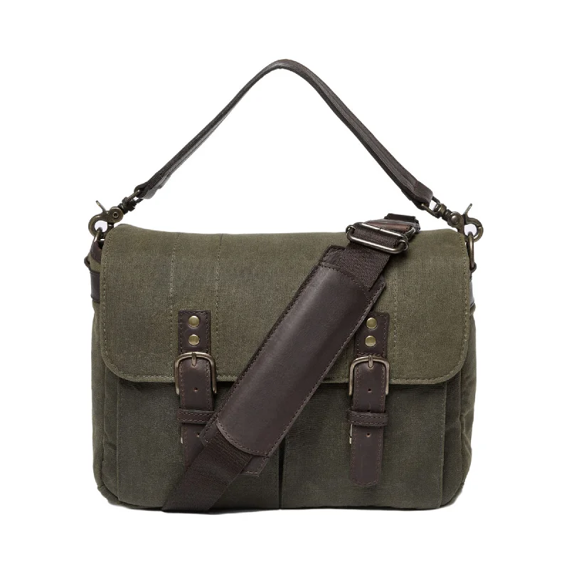 ONA Prince Street Messenger Bag, Waxed Canvas - Olive