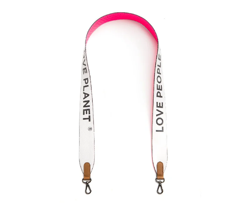 Rebel Strap - White+Pink