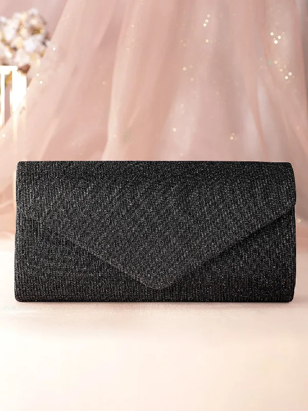 Rubans Ethereal Glamour Handcrafted Shimmery Clutch