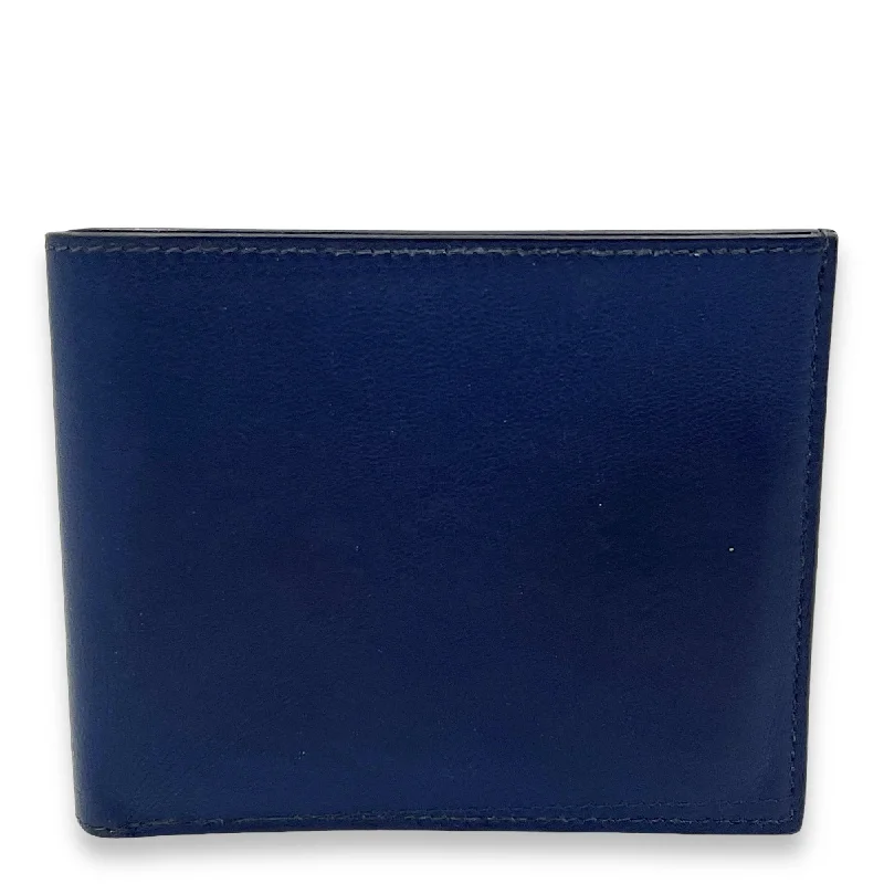 Silkin Bifold Blue in Box Calfskin