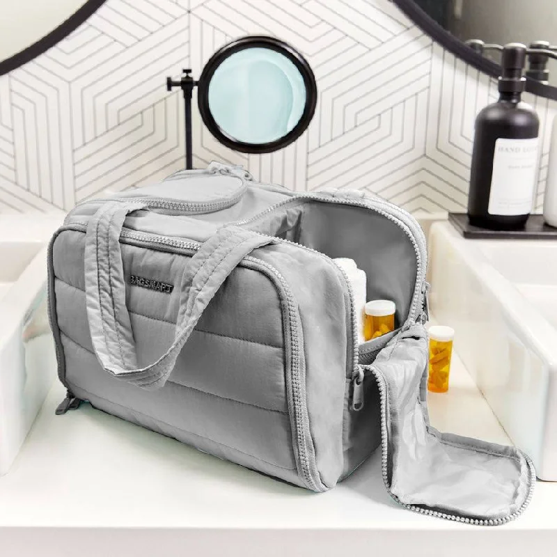 Zora Spacesaver Toiletry Bag - Grey