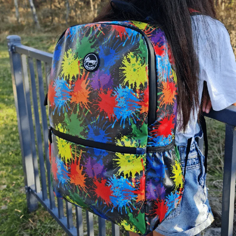 Splatter Large Waterproof Backpack